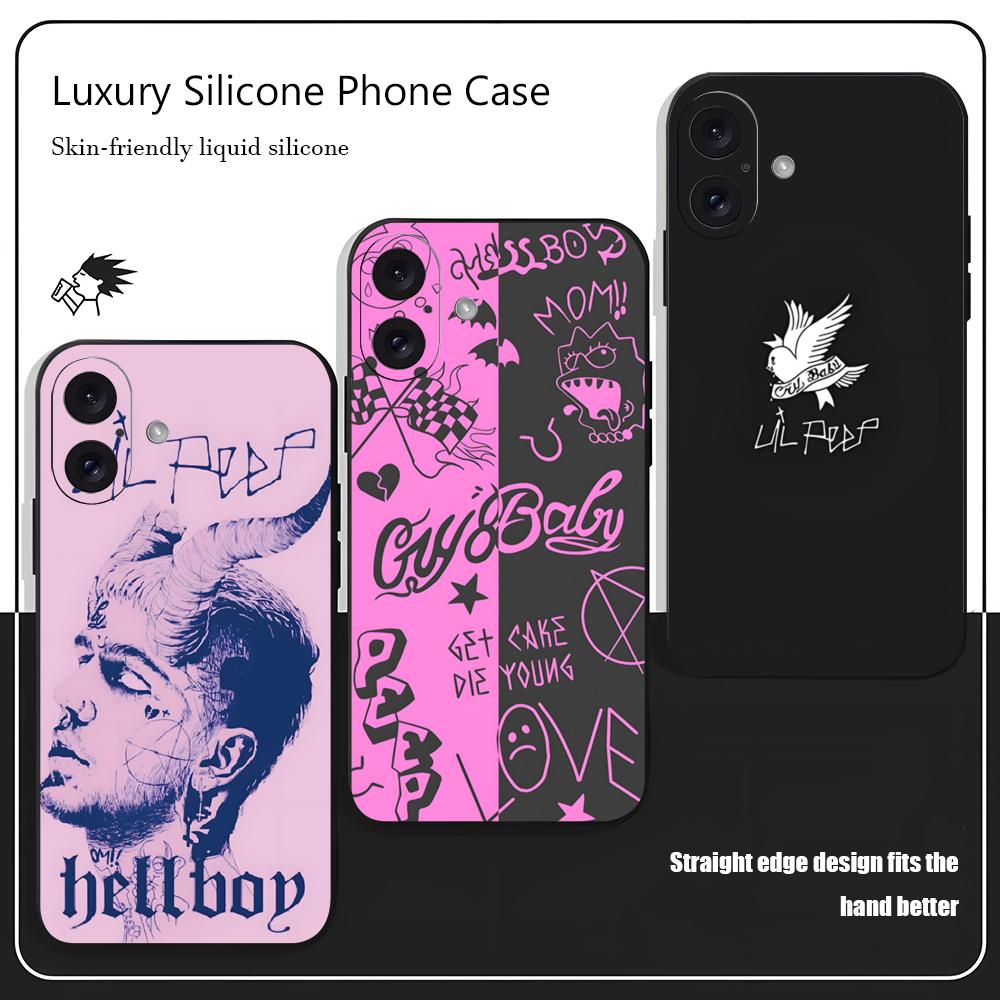 Phone Cases Iphone 16 Pro - L-Lil Peep Famous Star Popular Phone
