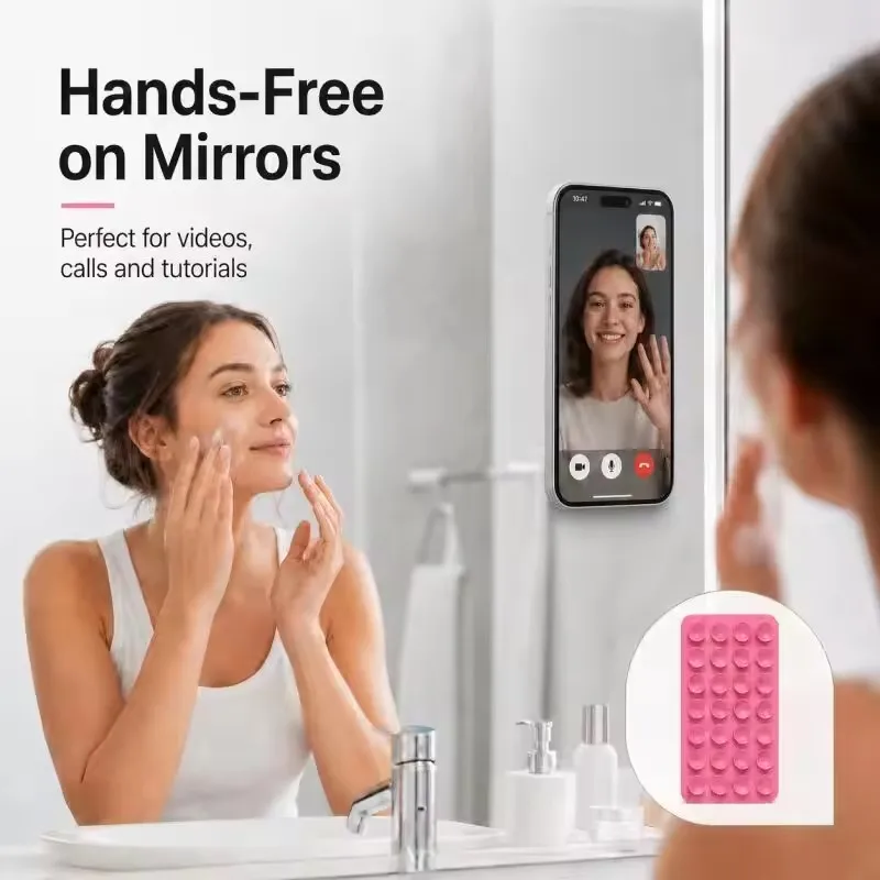 Silicone Wall Suction Cup Brac - Phone Cases Case 评论和价格