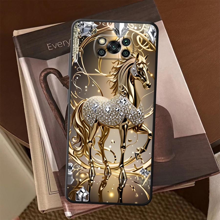 Golden Horse Funda Phone Cover - Phone Cases Horse 评论和价格