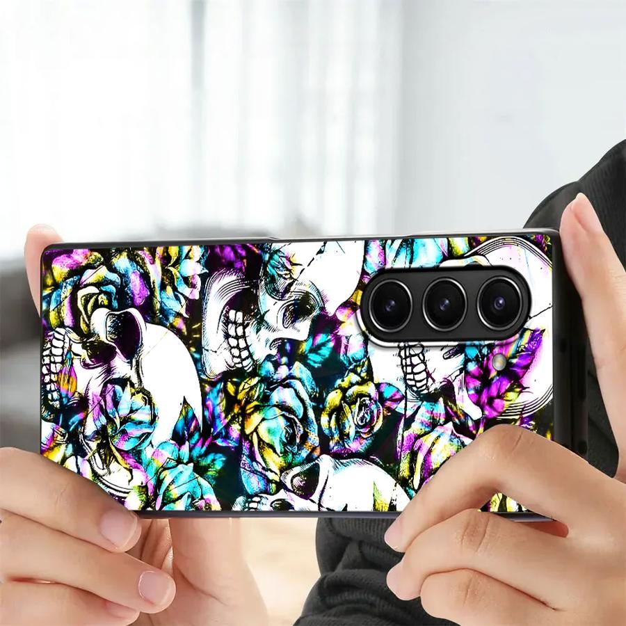 Skull Art Case for Samsung Gal - Phone Cases Z Fold 4 评论和价格