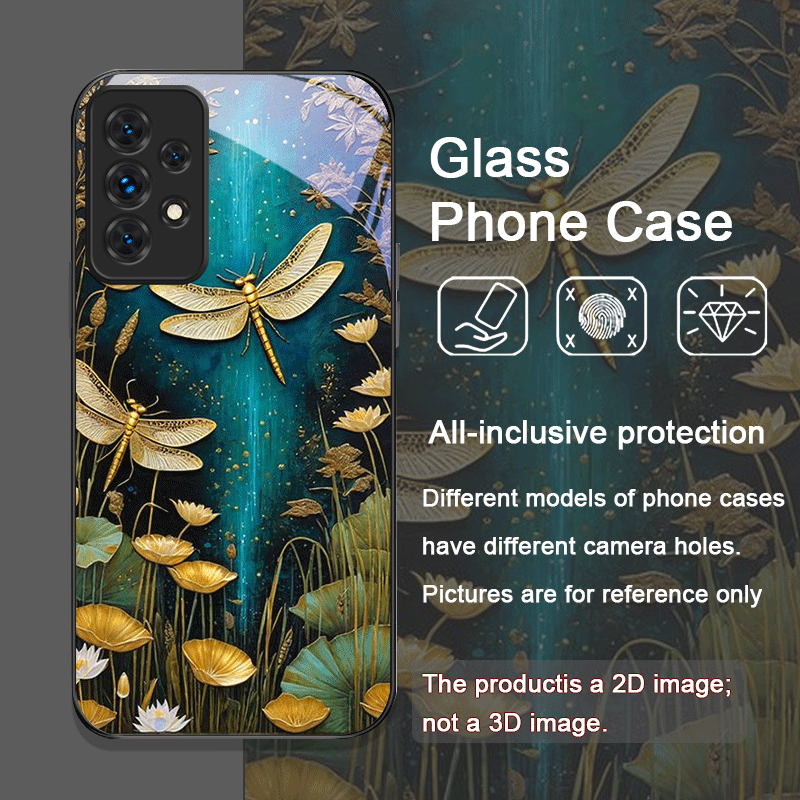 Flower Golden Dragonfly Temper - Phone Cases Samsung A14 评论和价格