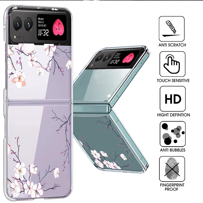 White Flowers Pattern Phone Ca - Phone Cases Hard 评论和价格