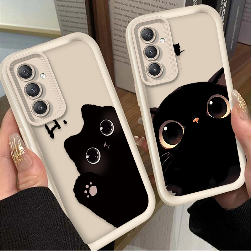 Lovely Big Eyed Cat Phone Case - Phone Cases Samsung A14 评论和价格