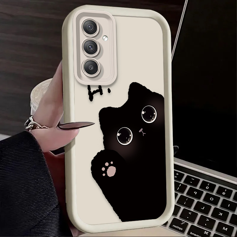 Lovely Big Eyed Cat Phone Case - Phone Cases Samsung A14 评论和价格