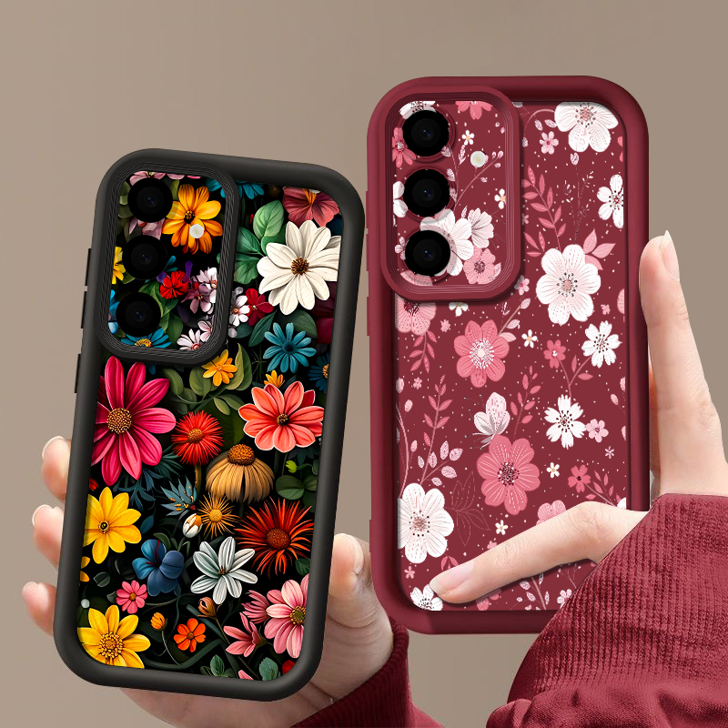 Colorful Flowers Pattern Case  - Phone Cases Samsung A14 评论和价格