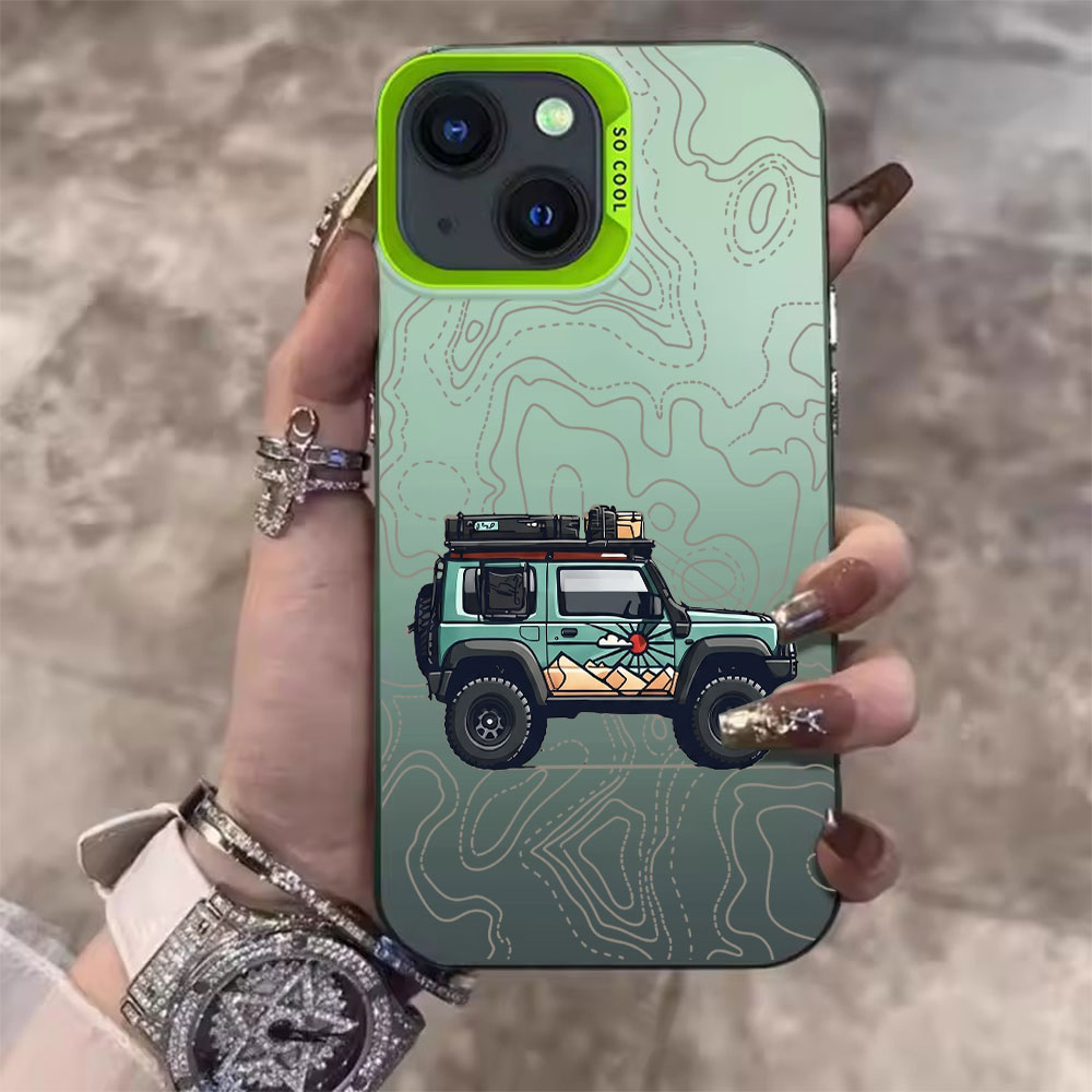 Simple Car Pattern Phone Case  - Phone Cases Hard 评论和价格