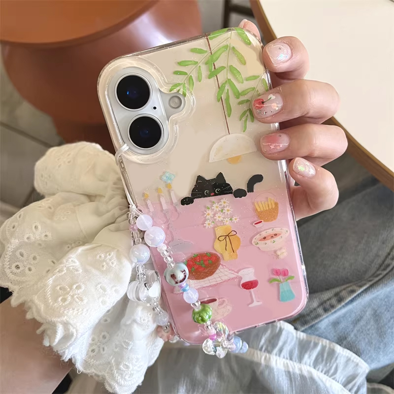 Ins Girl Cute Dining Table Lit - Phone Cases Girly 评论和价格