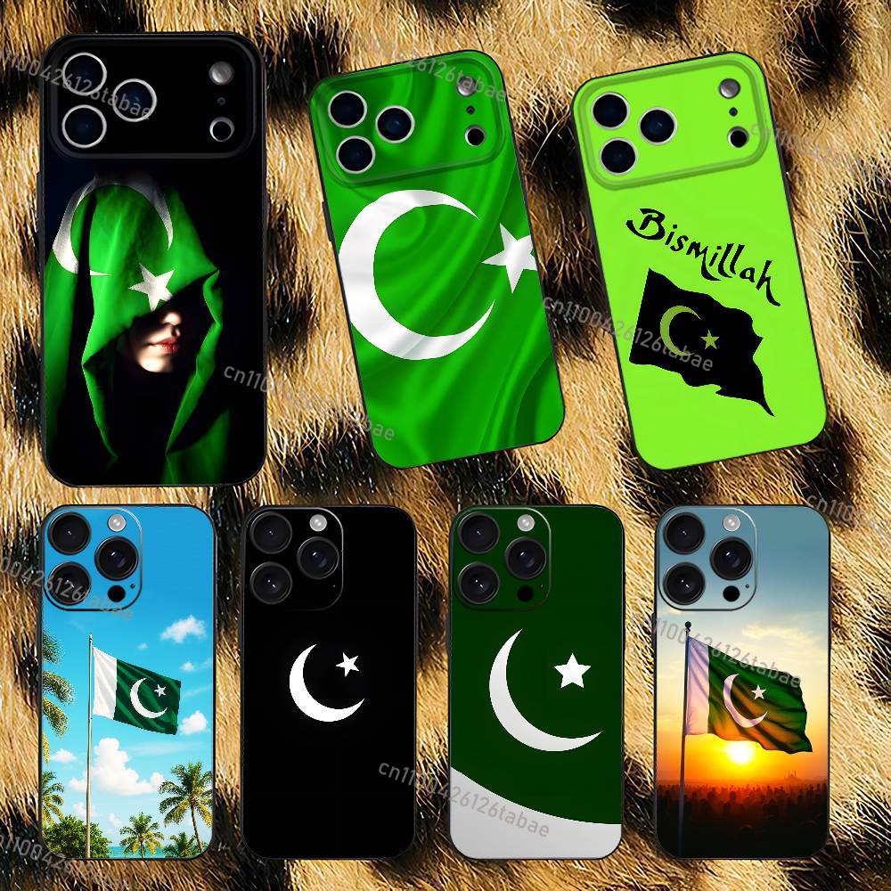 Pakistan Passport Flag  Black  - Phone Cases Pakistan 评论和价格