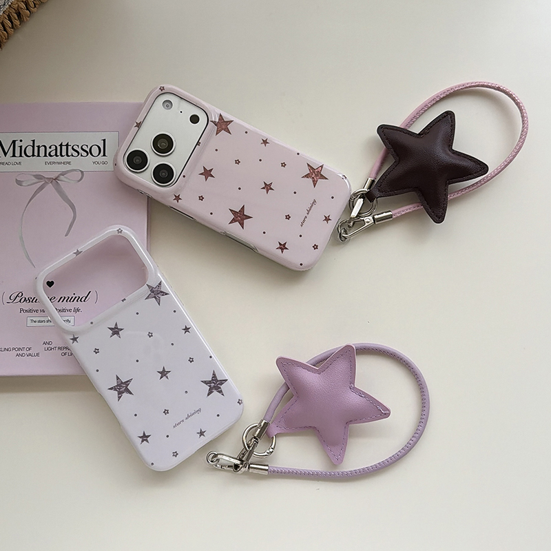 Korean Cute Star Phone Case Fo - Phone Cases With Charms 评论和价格