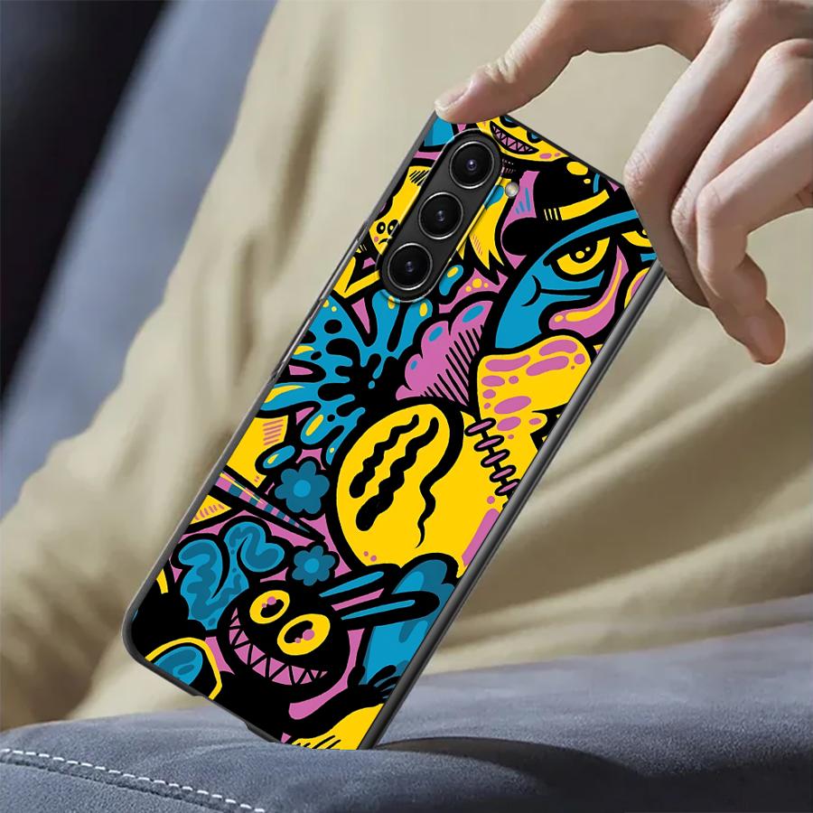 Cartoon Graffiti Design Case f - Phone Cases Z Fold 4 评论和价格